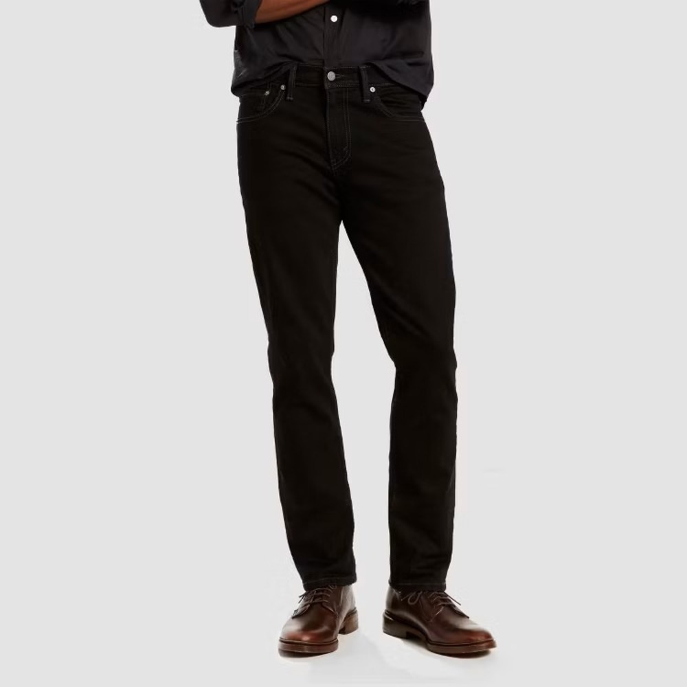 LEVI'S 511 Slim Fit Stretch Jeans Mens Sz 32x30 Classic Black Denim Slim Leg NWT